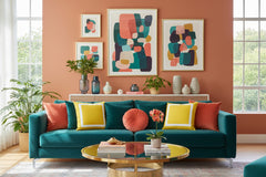 Handmade Border Frame Decorative Throw Pillow | 7 Colors, Pillows, $ 75.00, A Moment Of Now™