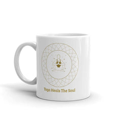 Yoga Heals The Soul Statement Coffee Tea Cup Mug, Mugs, $ 17.50, A Moment Of Now™