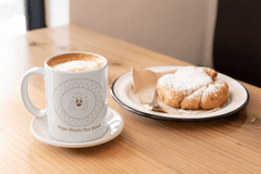 Yoga Heals The Soul Statement Coffee Tea Cup Mug, Mugs, $ 17.50, A Moment Of Now™