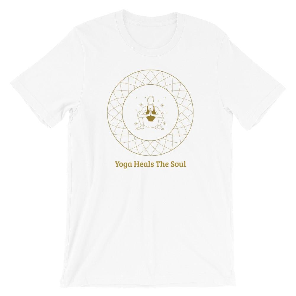 Yoga Heals The Soul Statement Short-Sleeve Unisex T-Shirt, Clothing T-shirts, $ 27.44, A Moment Of Now™