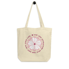 You Are Attracting Only The Best Into Your Life Organic Eco Tote Bag, Bags - Shopping bags, $ 38.00, A Moment Of Now™