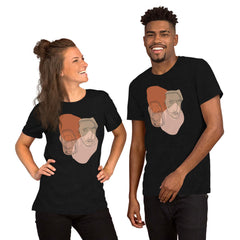 Multiple Faces Abstract Drawing Line Art Unisex T-shirt Tee, T-shirts, $ 44.50, A Moment Of Now™