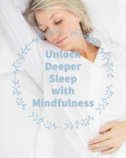 Unlock Deeper Sleep with Mindfulness Mindfulness can be a powerful tool for improving sleep by reducing stress and anxiety, promoting relaxation and helping us to fall asleep faster and sleep more deeply. Techniques such as mindful breathing, body scan me