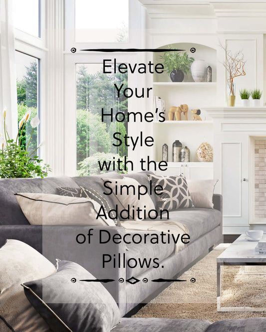 Elevate Your Home's Style with the Simple Addition of Decorative Pillows Decorative pillows are a budget-friendly way to transform a living space. They offer endless possibilities for adding color, texture, pattern, and personality to any room. With a var