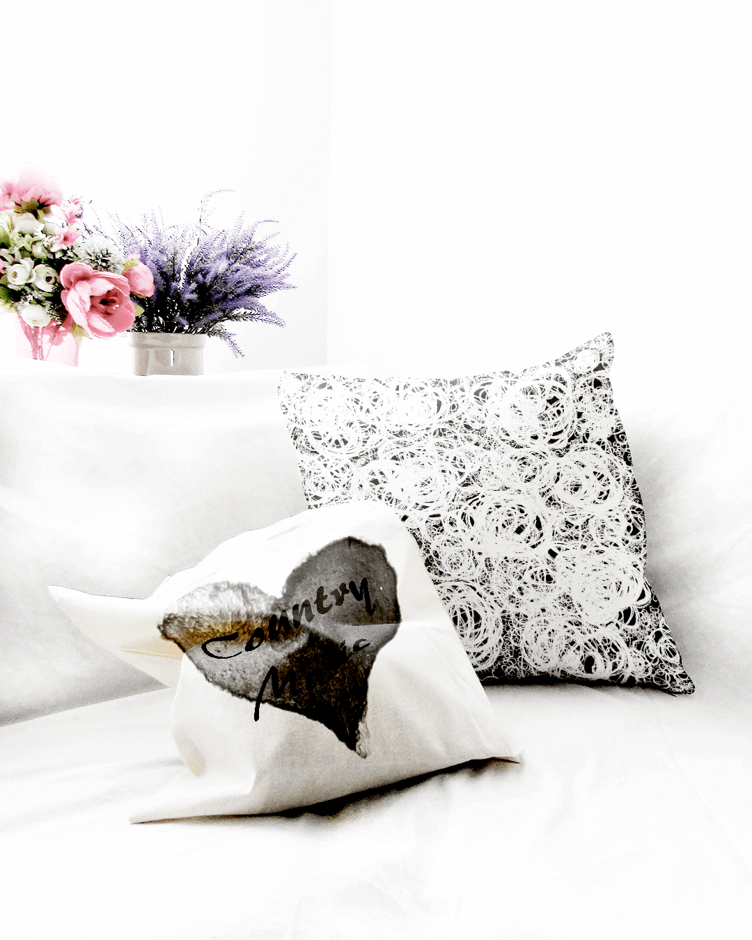 Cozy home corner styled with soft decor and everyday essentials