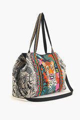 Tropical Leopard Embellished Tote, Accessories, $ 149.00, A Moment Of Now™