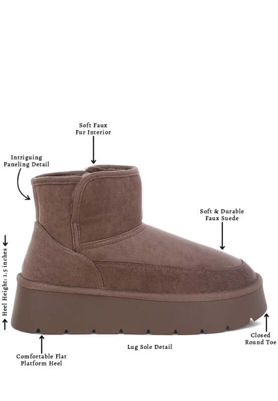 Holias Chunky Heeled Snow Boots for Winter Style, Boots, $ 79.00, A Moment Of Now™