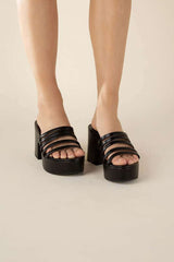 HOLME-S Platform Mule Slides, Fortune Dynamic, $ 45.00