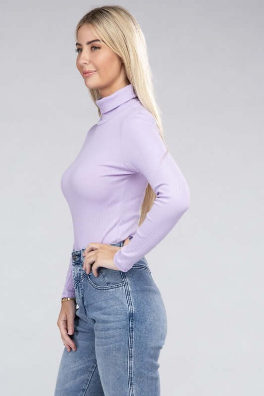 Shop Java Long-Sleeve Turtleneck Bodysuit For Women | Boutique Clothing, Bodysuits, USA Boutique
