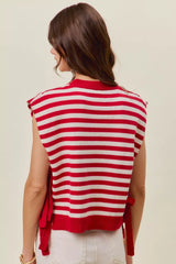 Stripe Star Patch 4th Of July Side Tie Vest Top | Boutique In USA, Vests, $ 49.00, A Moment Of Now™