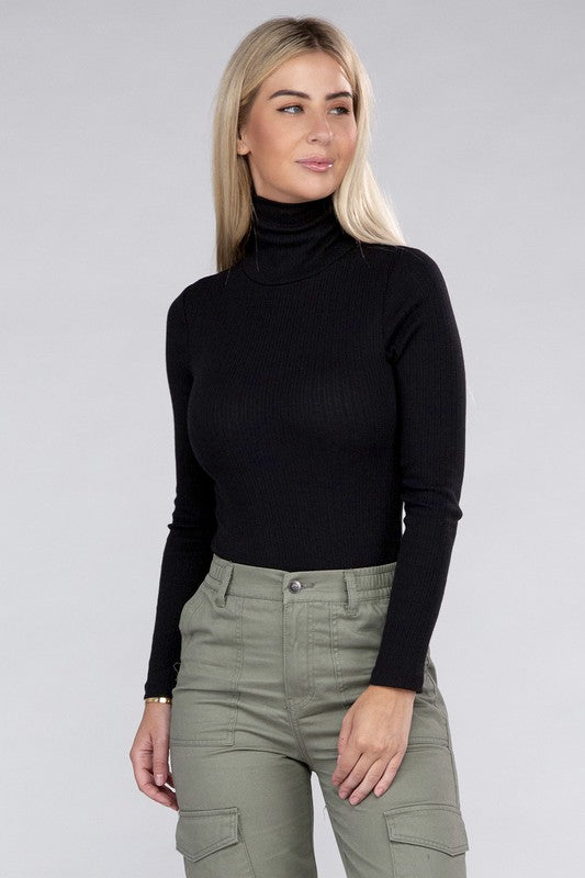 Shop Java Long-Sleeve Turtleneck Bodysuit For Women | Boutique Clothing, Bodysuits, USA Boutique