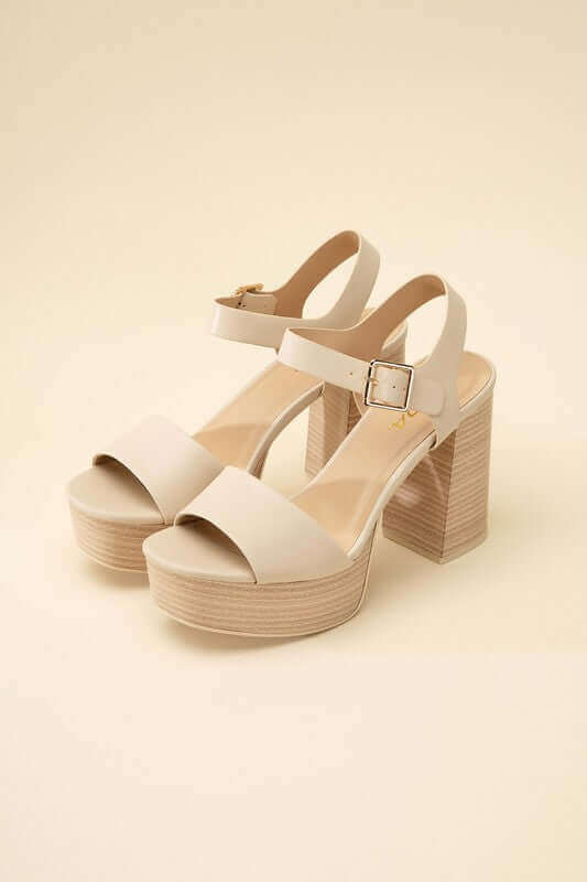 OPTIONS-S Ankle Strap Heels Sandals