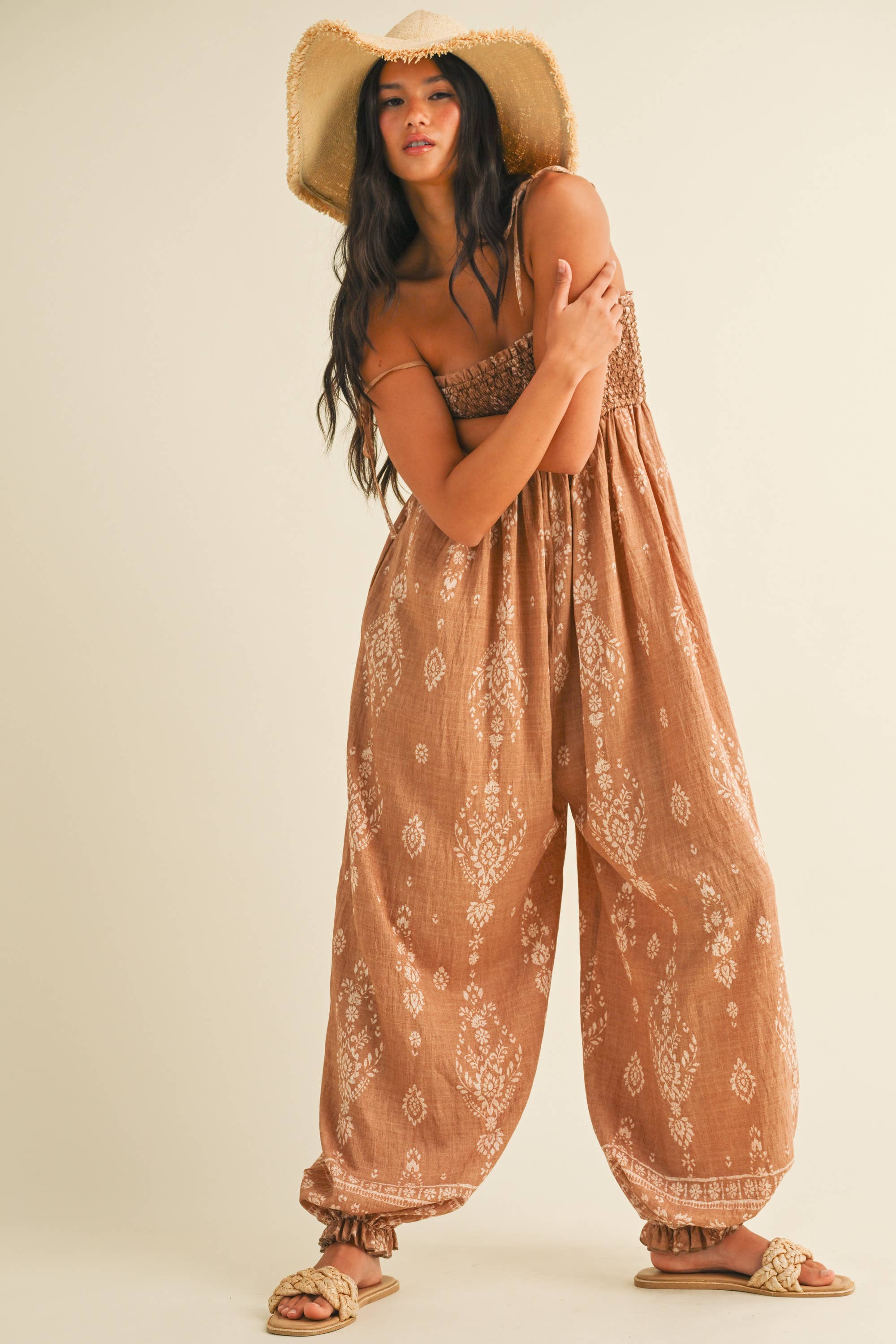 Wildflower Dreams Balloon Jumpsuit | Boutique In USA, Clothing, $ 59.00, A Moment Of Now™