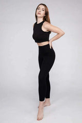 Brushed Microfiber Full Length Leggings, ZENANA, $ 25.00