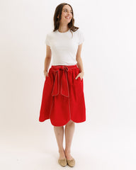 Red Madrid Skirt