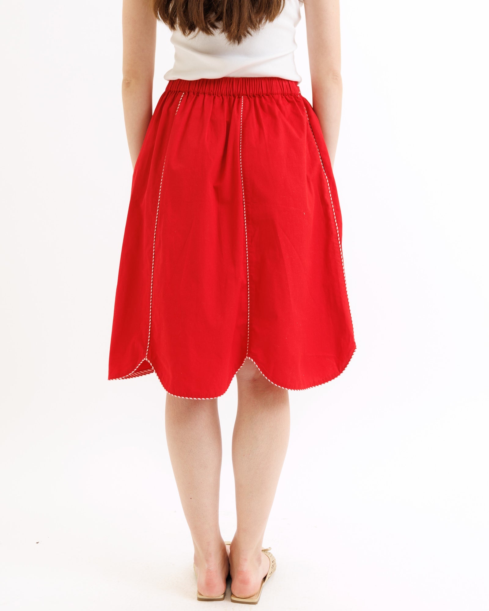 Red Madrid Skirt