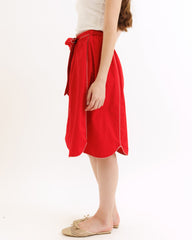 Red Madrid Skirt