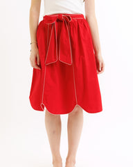 Red Madrid Skirt