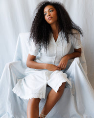 Swiss Dot Scallop Dress | Boutique In USA, Dresses, $ 60.00, A Moment Of Now™