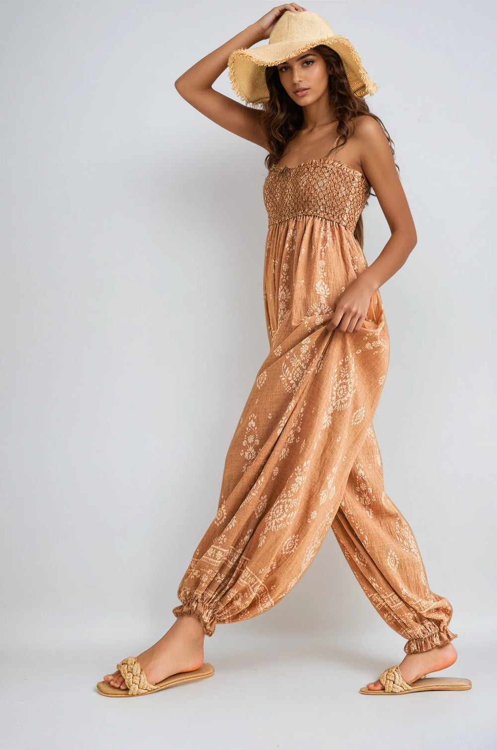 Wildflower Dreams Balloon Jumpsuit | Boutique In USA, Clothing, $ 59.00, A Moment Of Now™