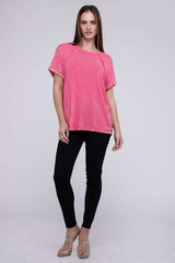 Ribbed Raglan Dolman Sleeve Boat-Neck Top, ZENANA, $ 29.95