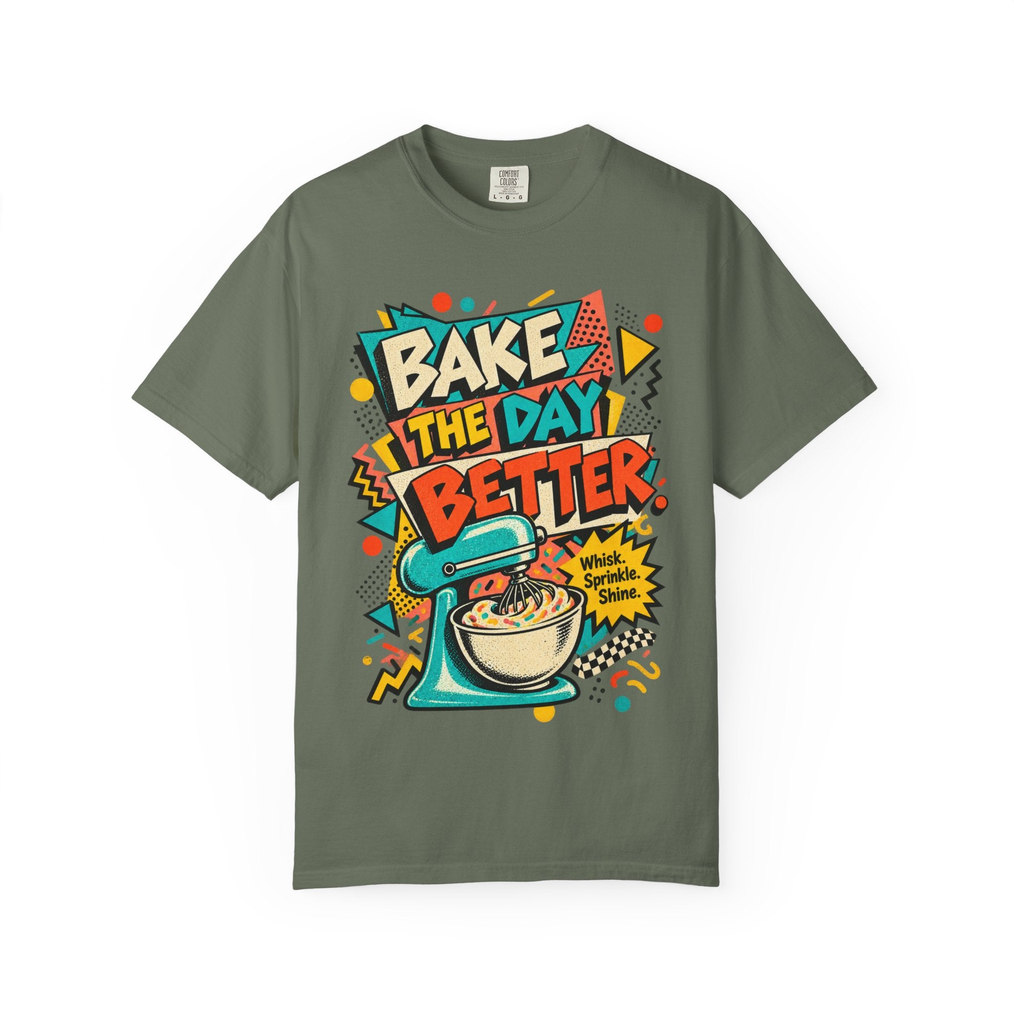 Bake the Day Better T-Shirt | Retro Baking Graphic Tee