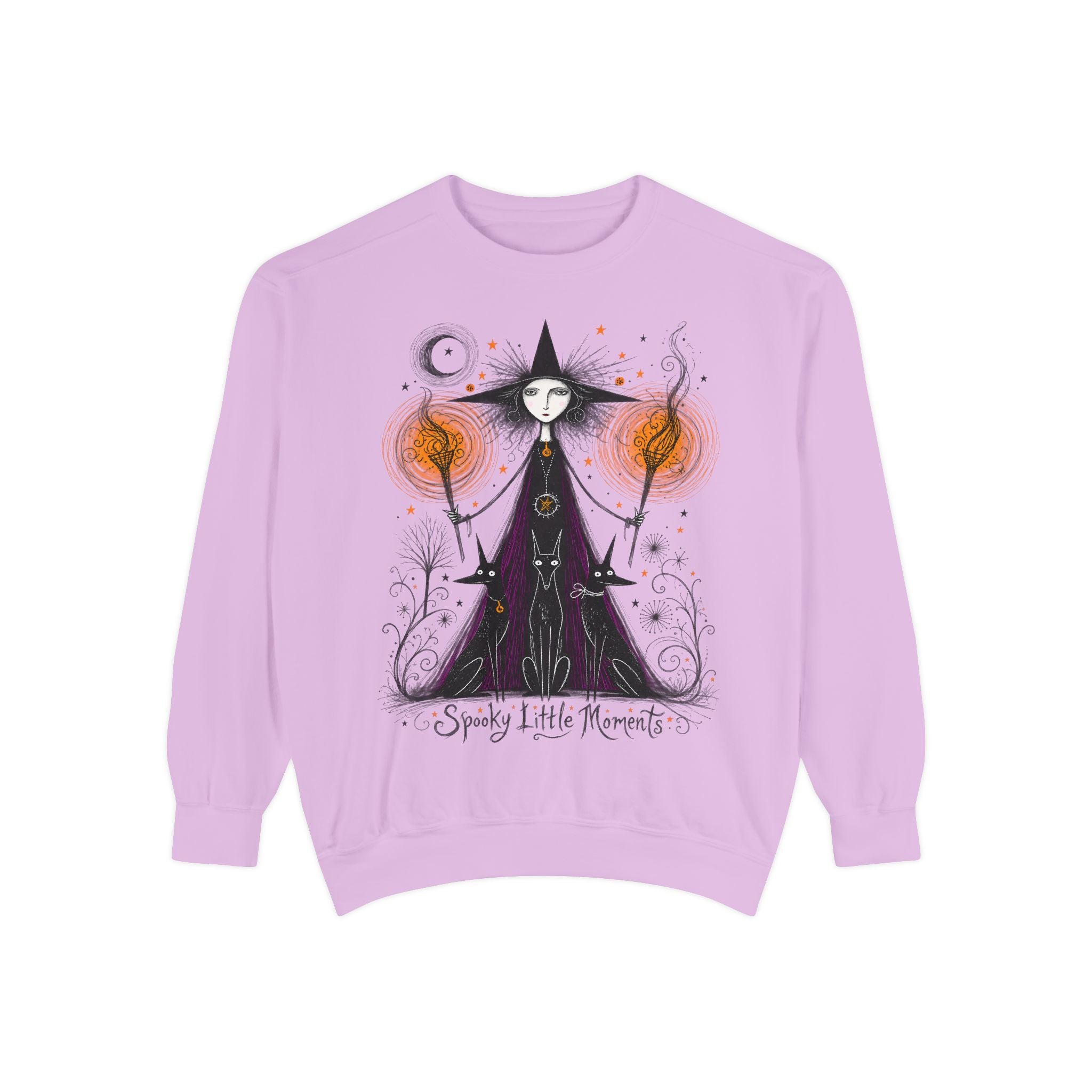 Witchy Halloween Sweatshirt — Spooky Little Moments Crewneck