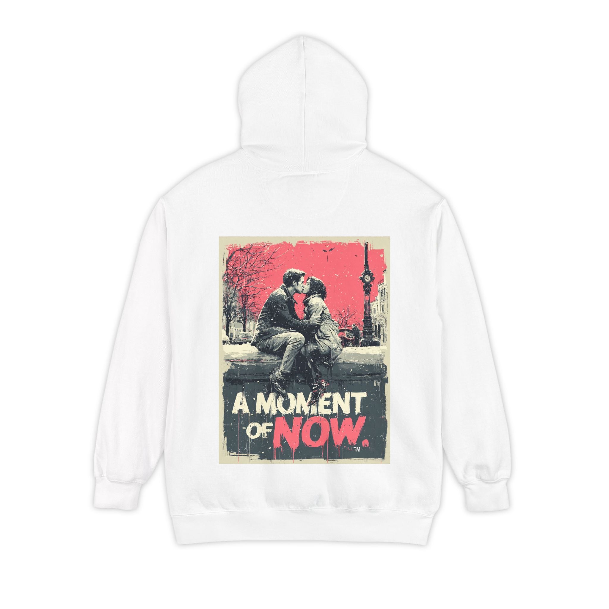 A Stolen Moment Hoodie — Garment-Dyed Graphic Pullover