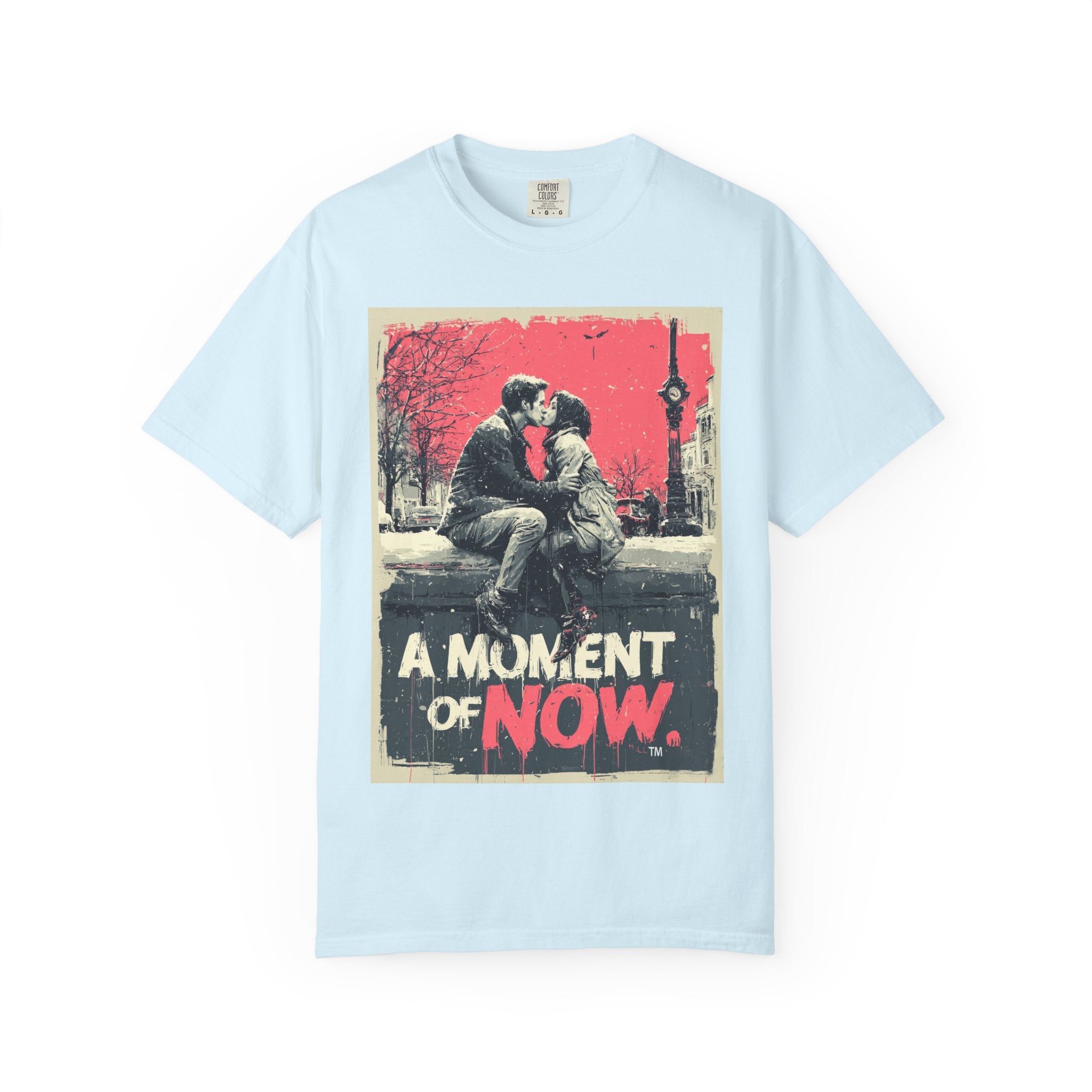 A Stolen Moment Graphic T-Shirt – Romantic Couple Kiss Tee