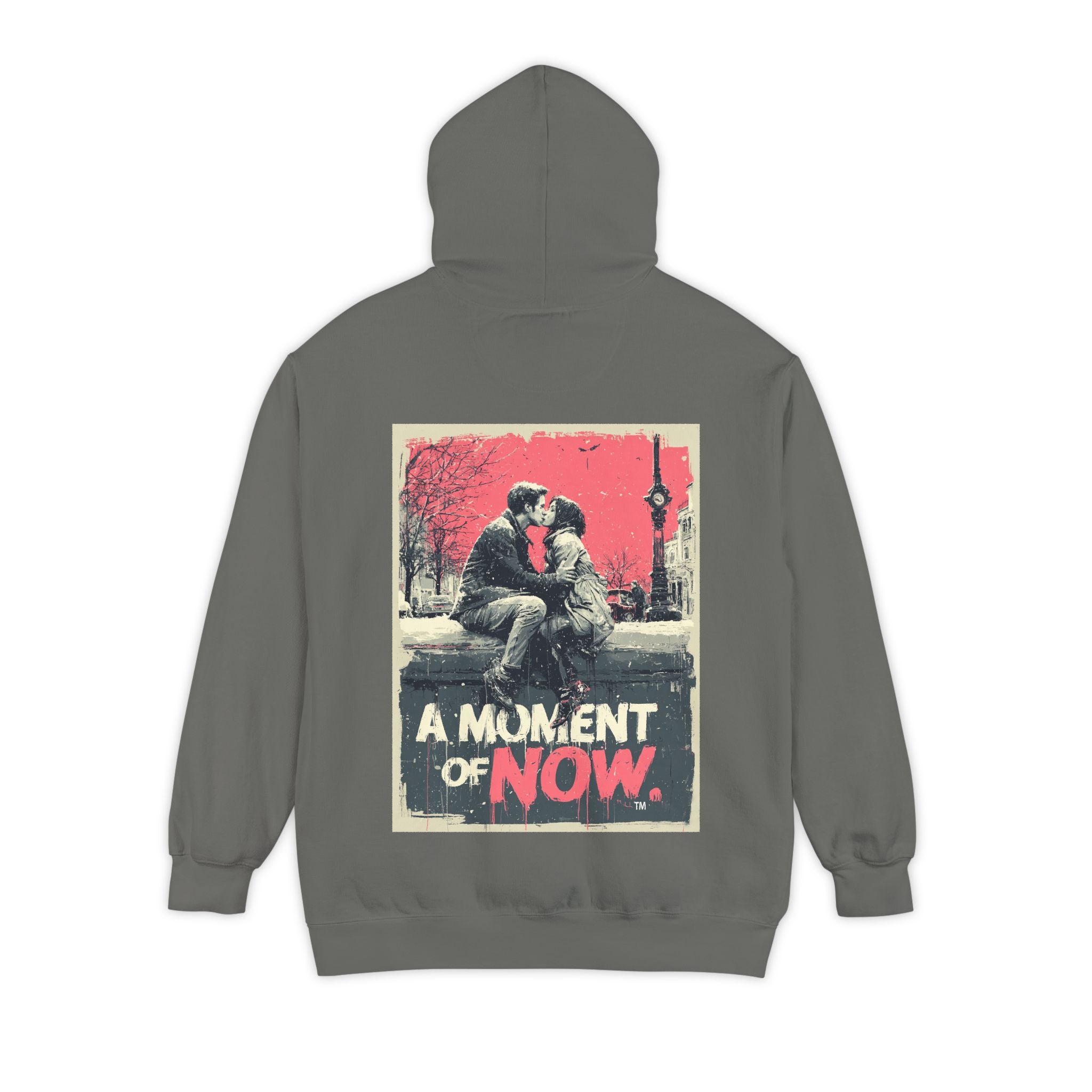 A Stolen Moment Hoodie — Garment-Dyed Graphic Pullover