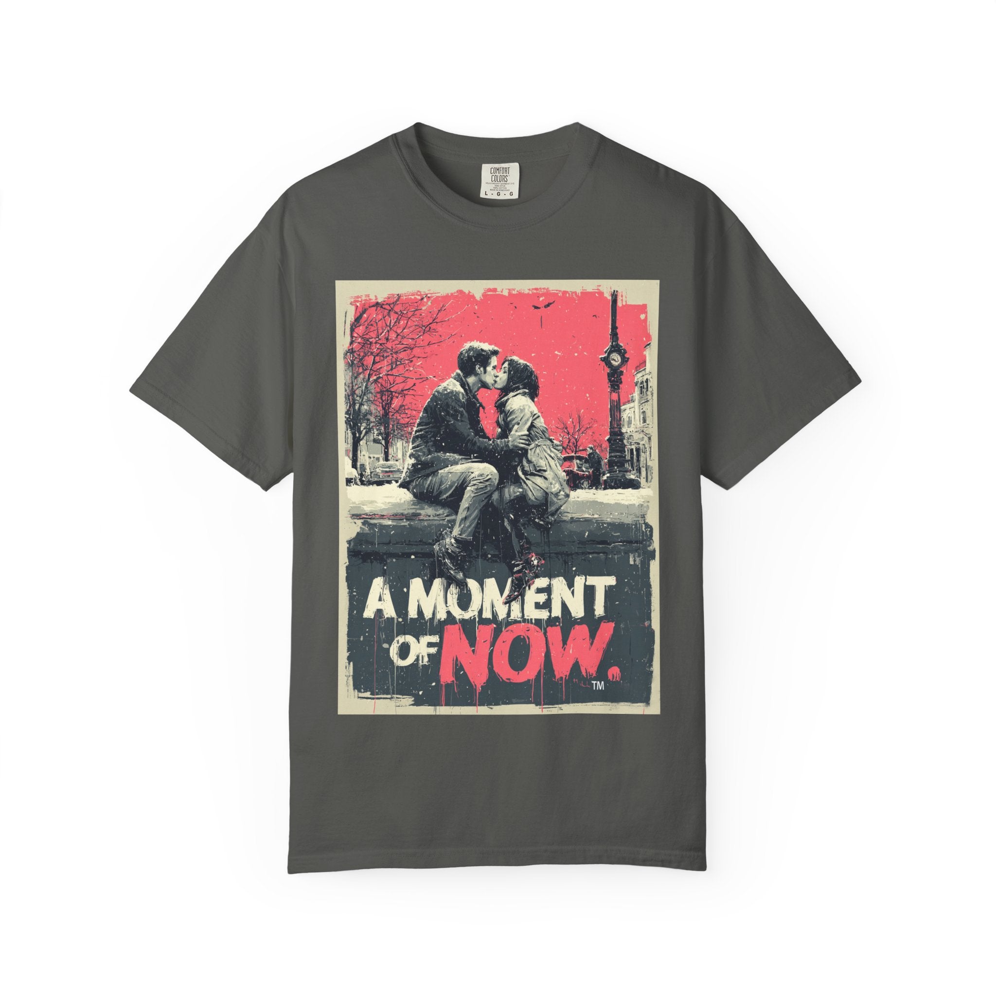 A Stolen Moment Graphic T-Shirt – Romantic Couple Kiss Tee