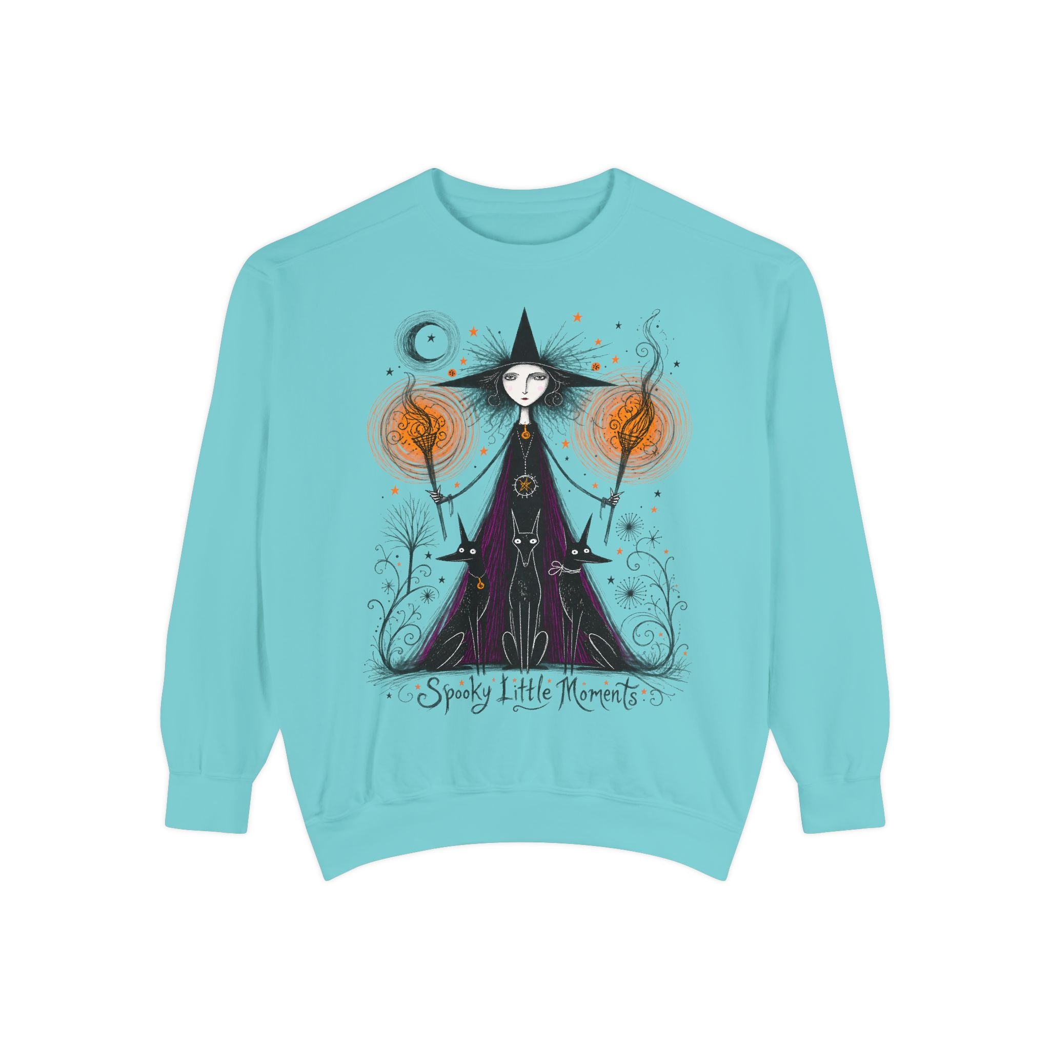 Witchy Halloween Sweatshirt — Spooky Little Moments Crewneck