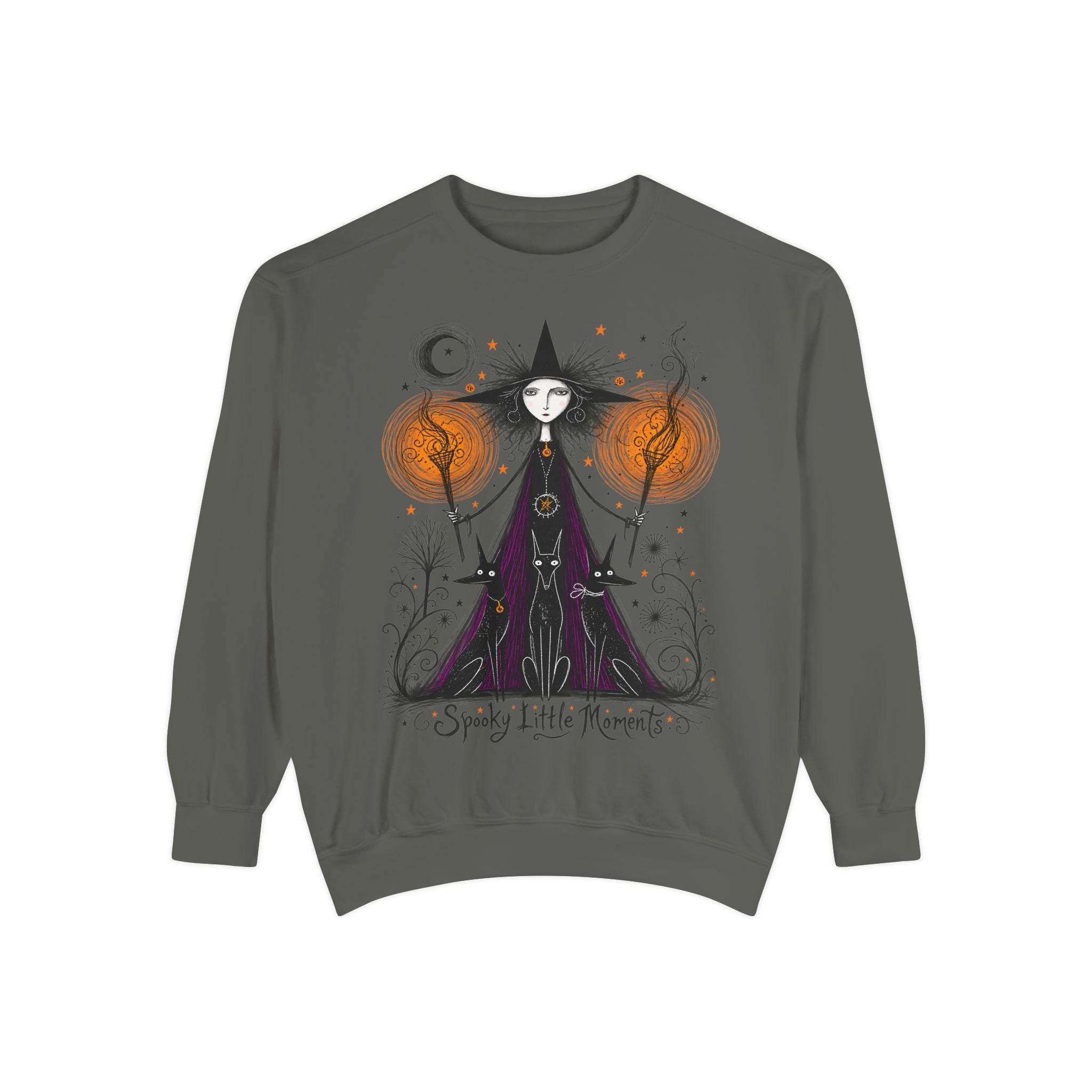 Witchy Halloween Sweatshirt — Spooky Little Moments Crewneck