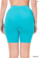 Premium Cotton Biker Shorts, ZENANA, $ 9.95