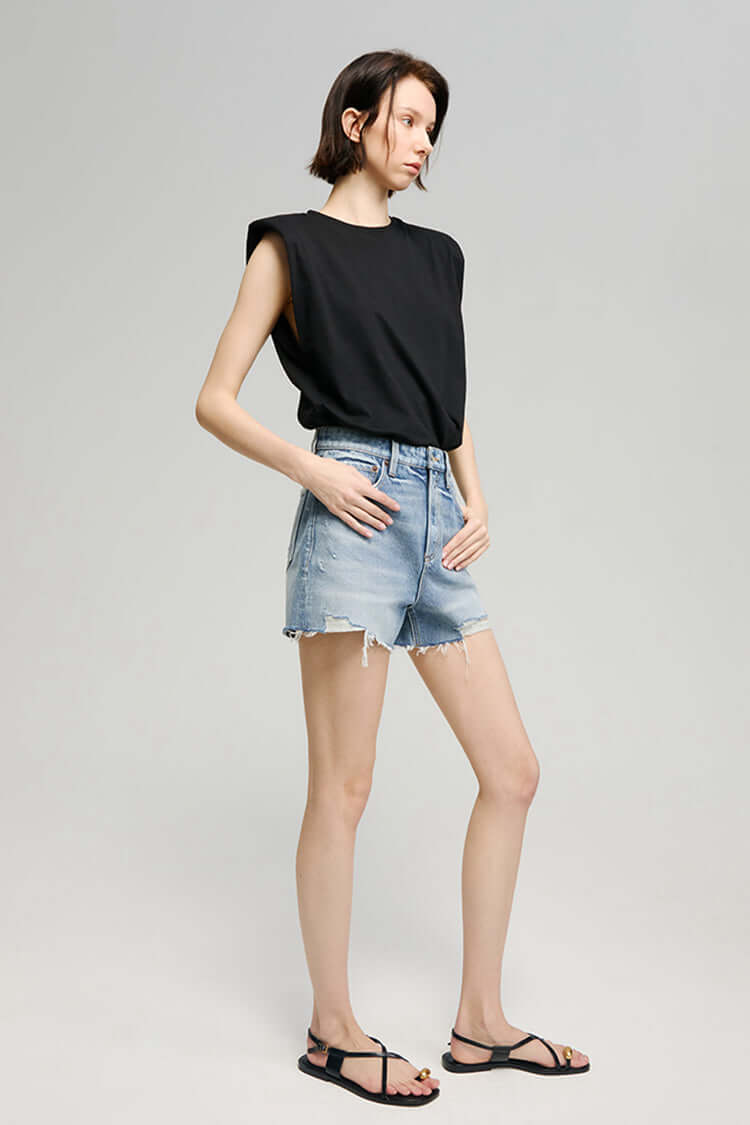 Sun-Kissed Vintage Cut Off Shorts | Hey Joanie – High-Rise Denim, Shorts, $ 88.00, A Moment Of Now™