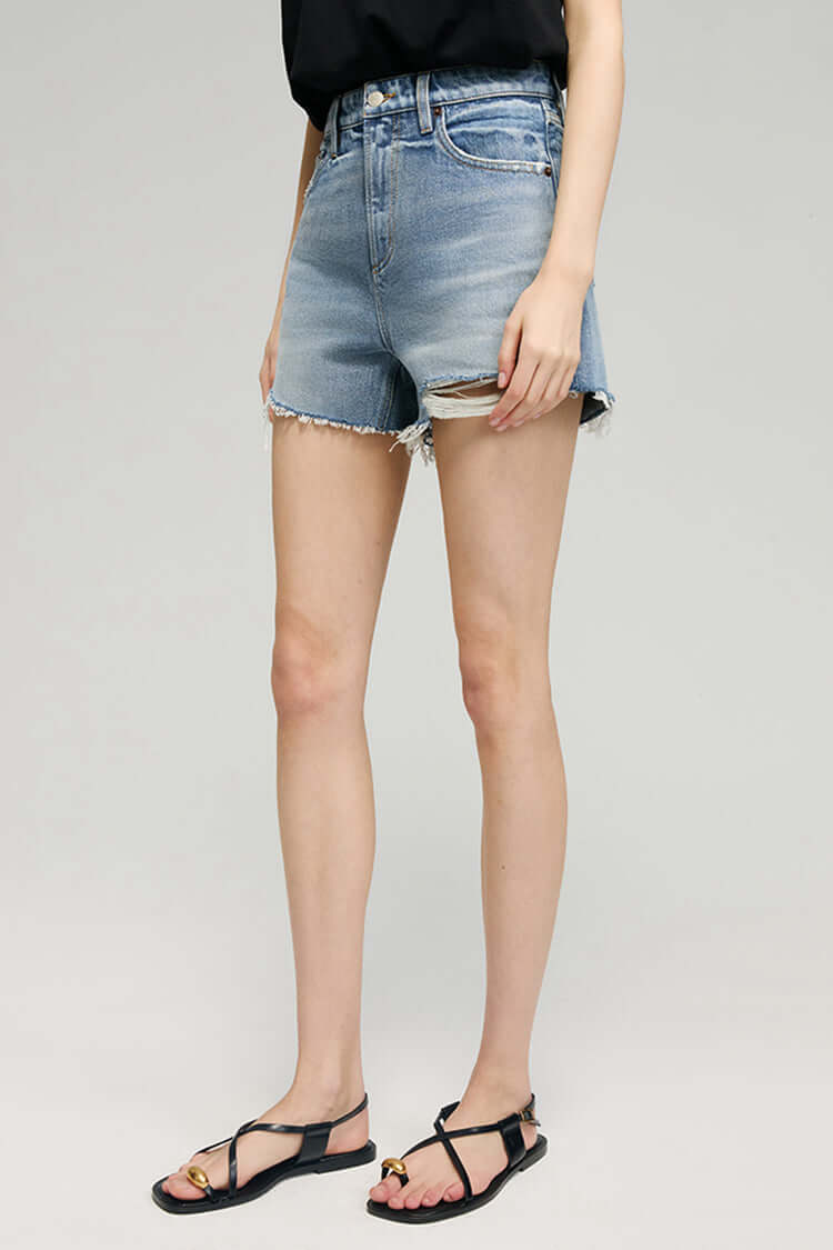Sun-Kissed Vintage Cut Off Shorts | Hey Joanie – High-Rise Denim, Shorts, $ 88.00, A Moment Of Now™