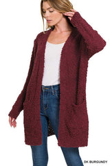 Long Sleeve Popcorn Cardigan, ZENANA, $ 48.95