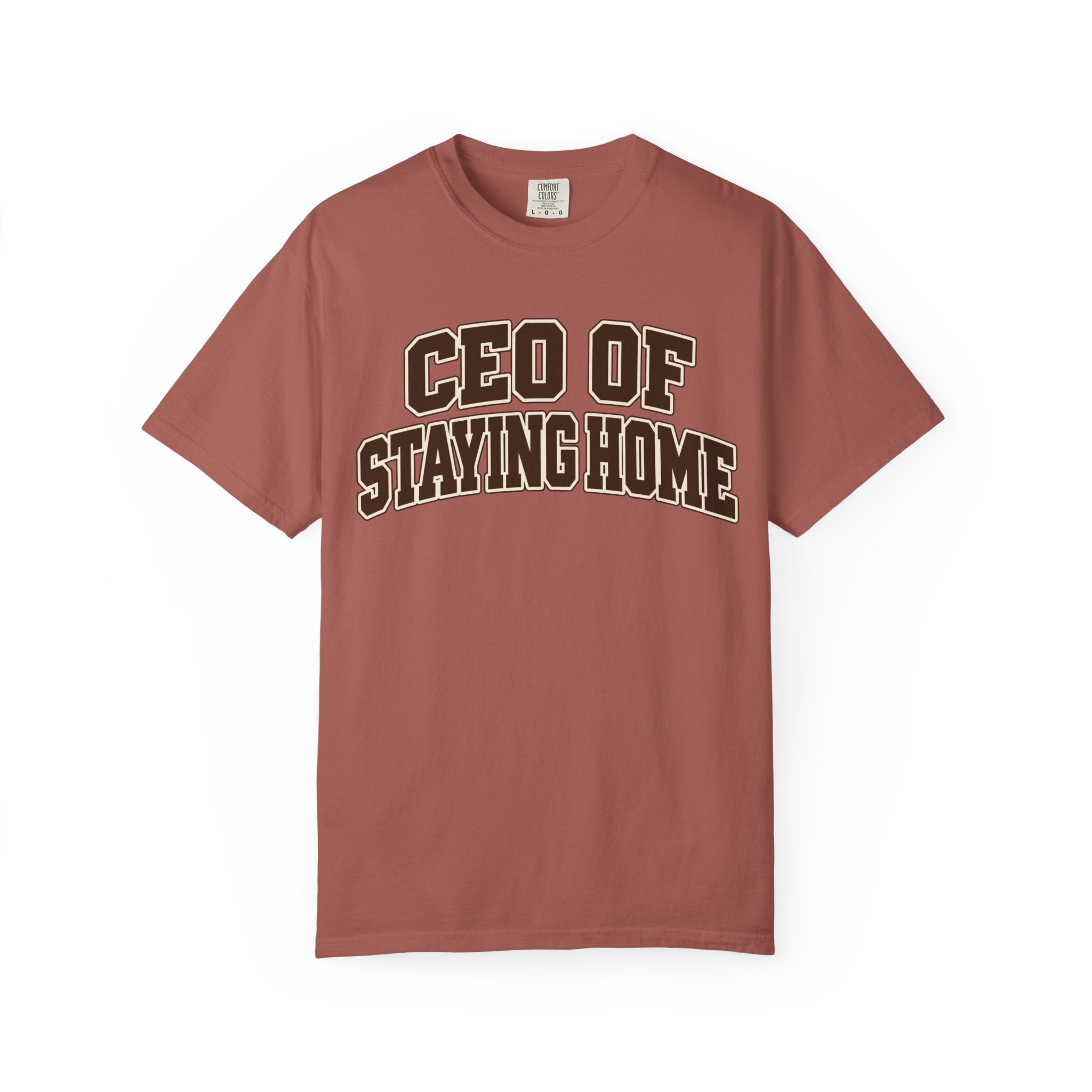 CEO of Staying Home relaxed fit T-shirt product view