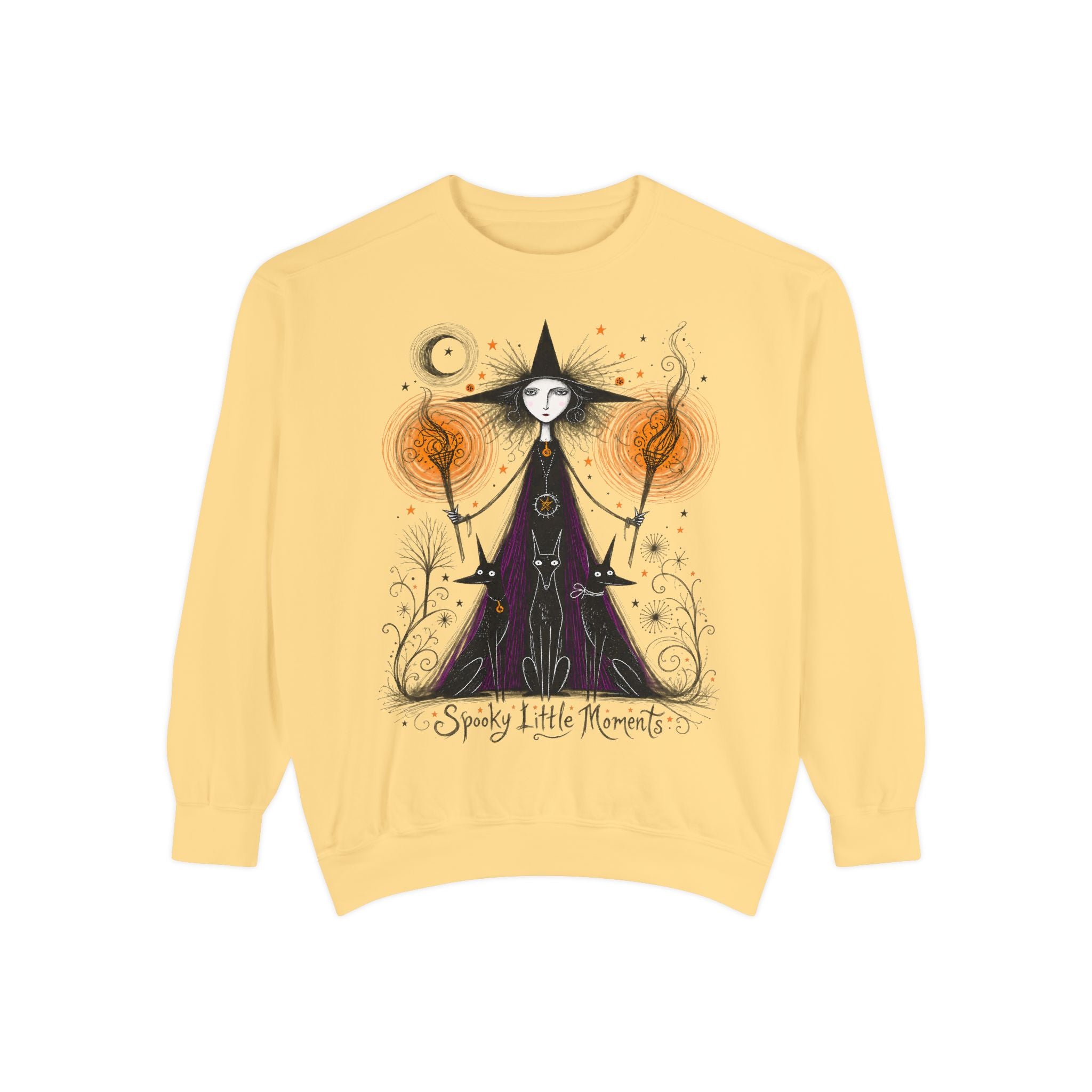 Witchy Halloween Sweatshirt — Spooky Little Moments Crewneck