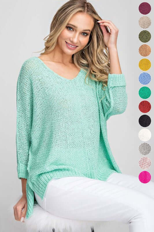 Shop Cozy Knit Style with our Crew Neck Sweater | Women's Boutique Online, Sweaters, USA Boutique