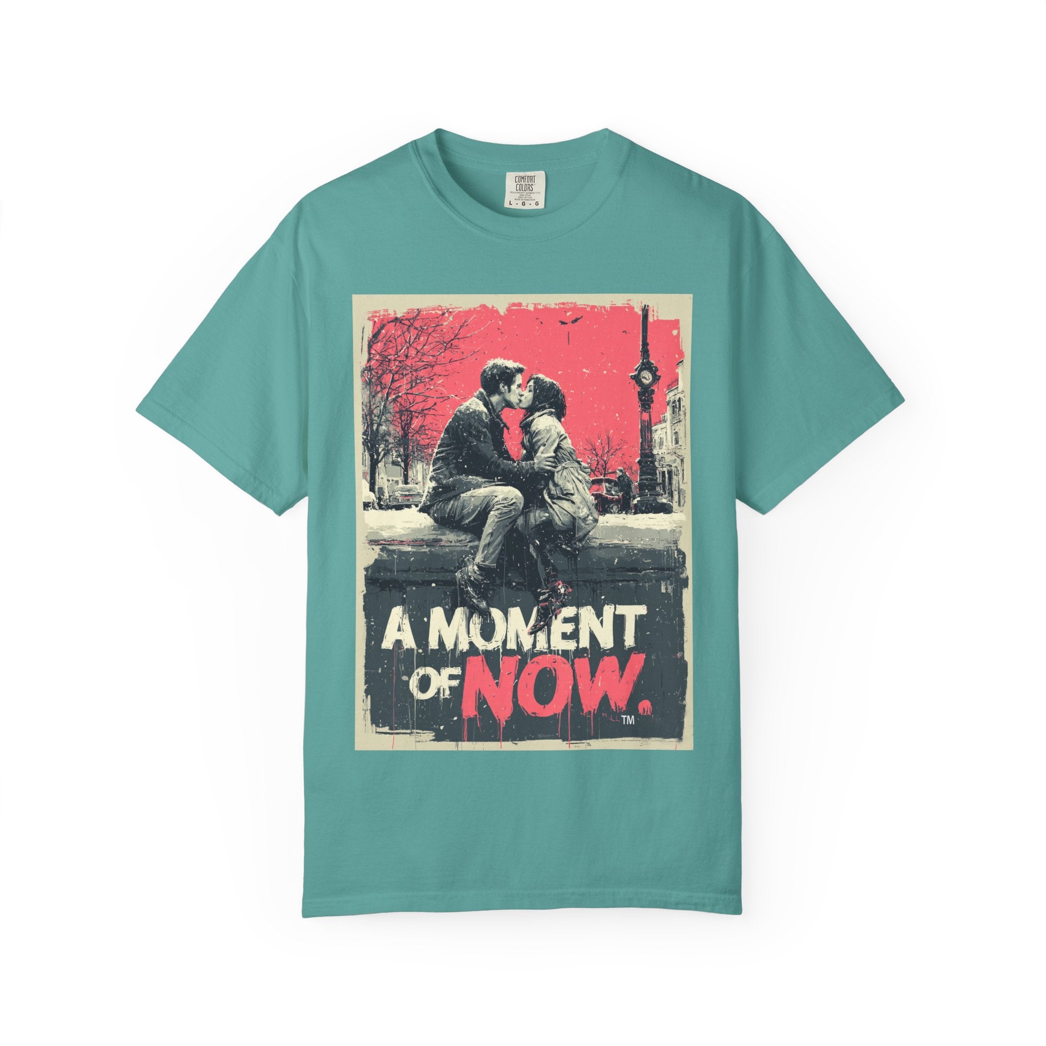 A Stolen Moment Graphic T-Shirt – Romantic Couple Kiss Tee