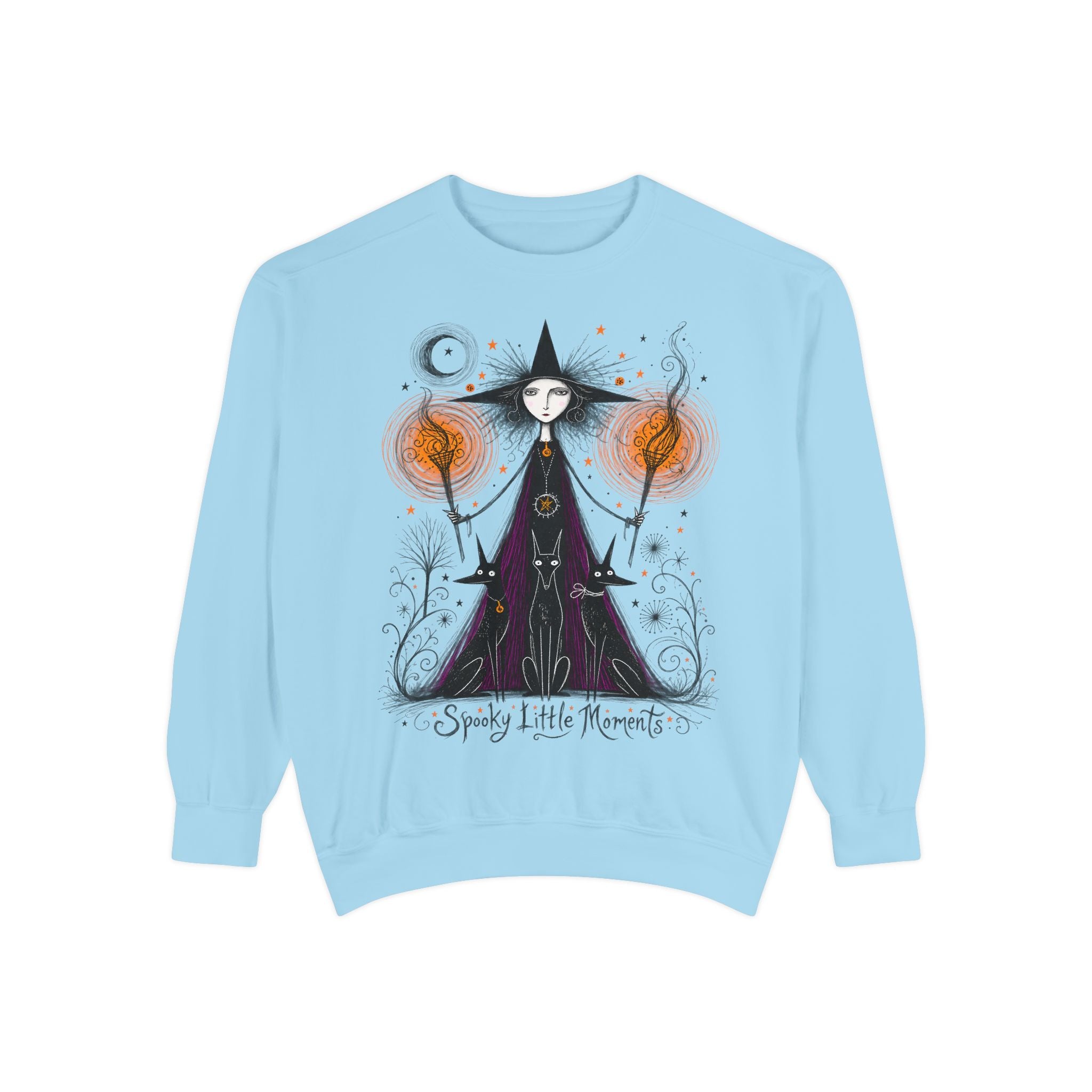 Witchy Halloween Sweatshirt — Spooky Little Moments Crewneck