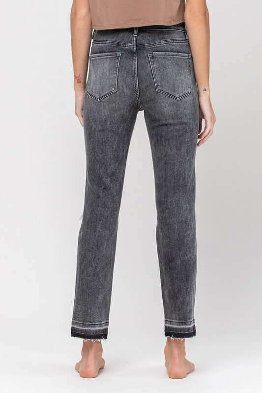 Thrills High Rise Released Hem Straight Jeans, VERVET by Flying Monkey, $ 62.95