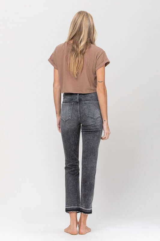 Thrills High Rise Released Hem Straight Jeans, VERVET by Flying Monkey, $ 62.95