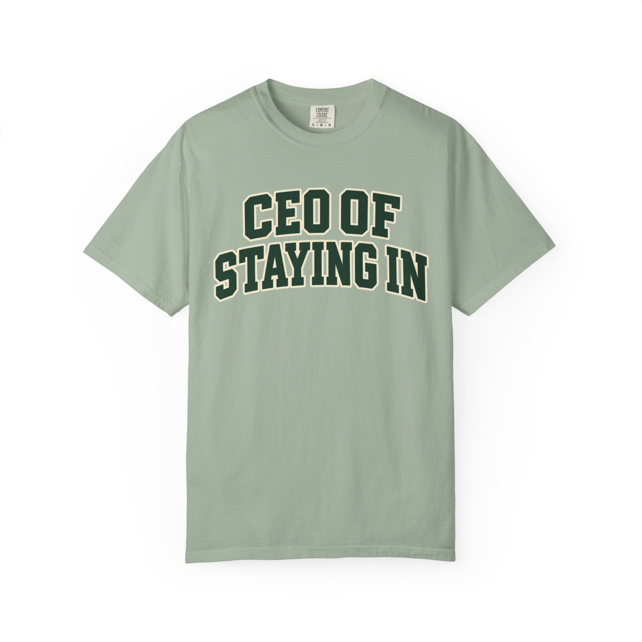 CEO of Staying In funny homebody T-shirt product image 5