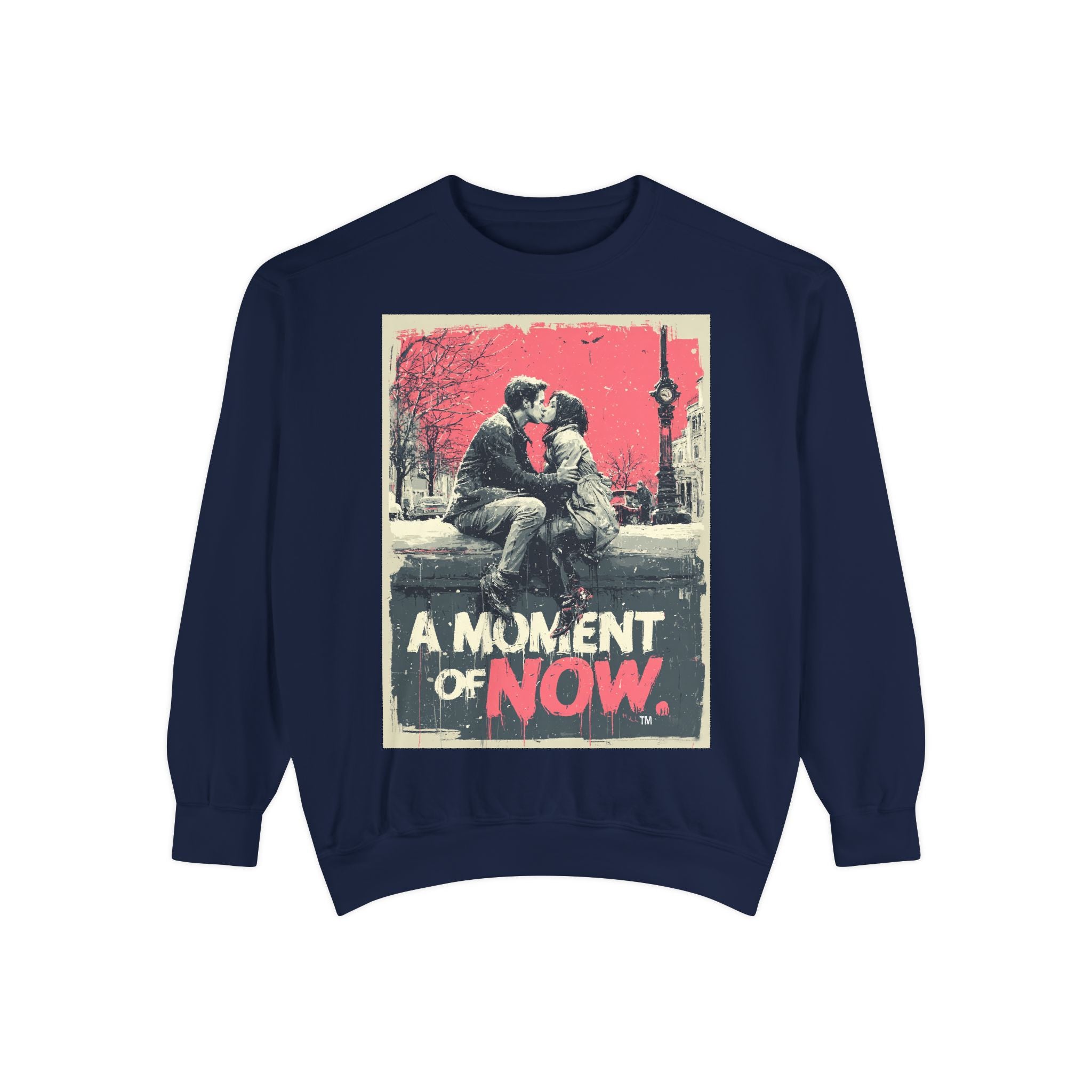 A Stolen Moment Graphic Sweatshirt – Romantic Kiss Crewneck