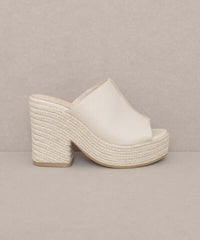 Shop OASIS SOCIETY Melissa - Espadrille Platform Slide | Fashion Boutique, Sandals, USA Boutique