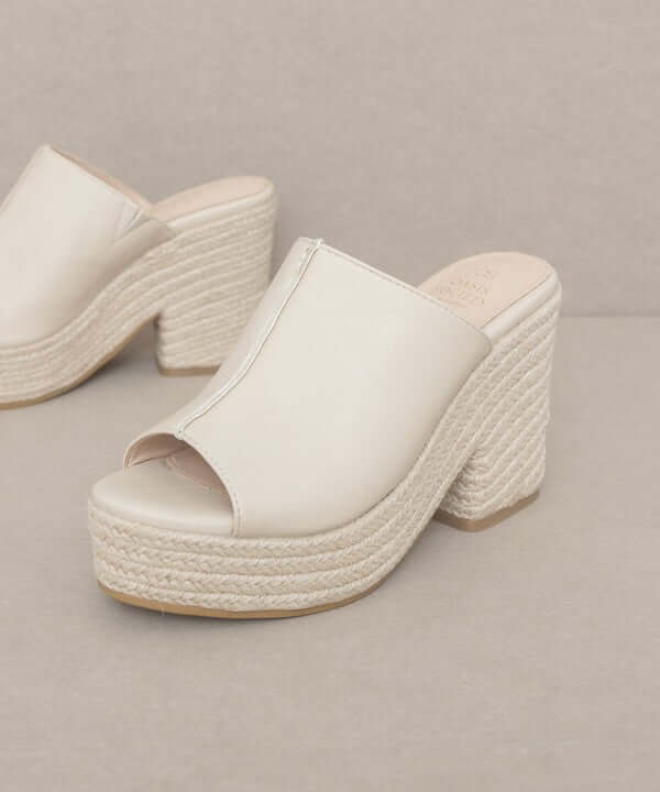 Shop OASIS SOCIETY Melissa - Espadrille Platform Slide | Fashion Boutique, Sandals, USA Boutique