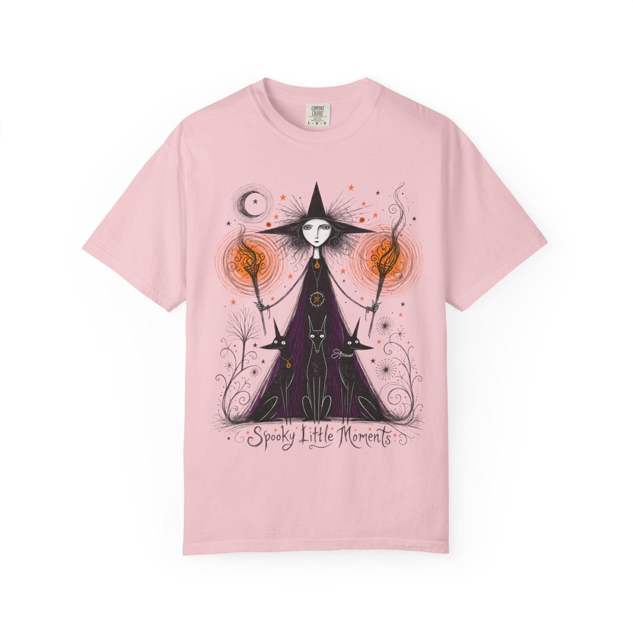 Witch Illustration T-Shirt — Spooky Little Moments Halloween Graphic Tee