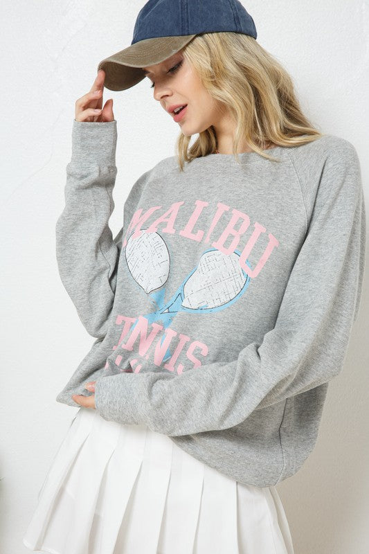 The Perfect French Terry Graphic Sweatshirt